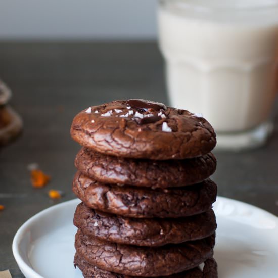 Buckwheat Double Chocolate Cookies
