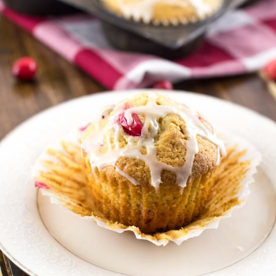 Cranberry Cream Cheese Muffins