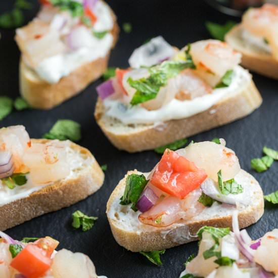 Zesty Shrimp Flatbread