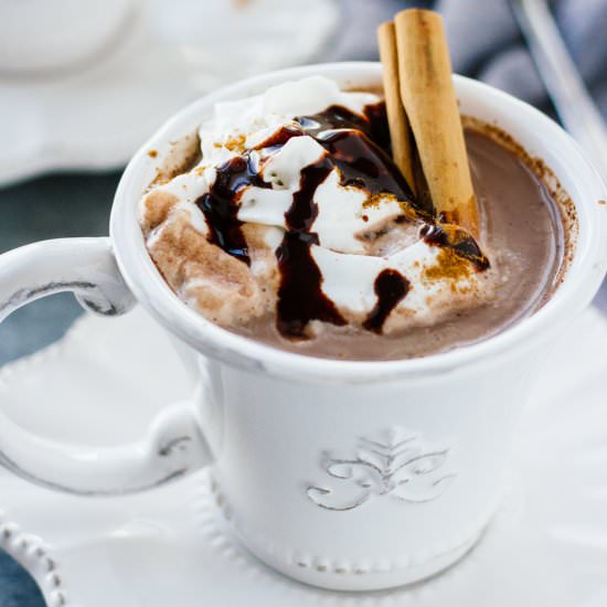 Slow Cooker Mexican Hot Chocolate