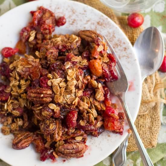 Cranberry Orange Crisp