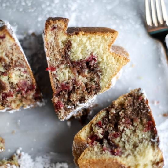 Cranberry Sauce Coffee Cake