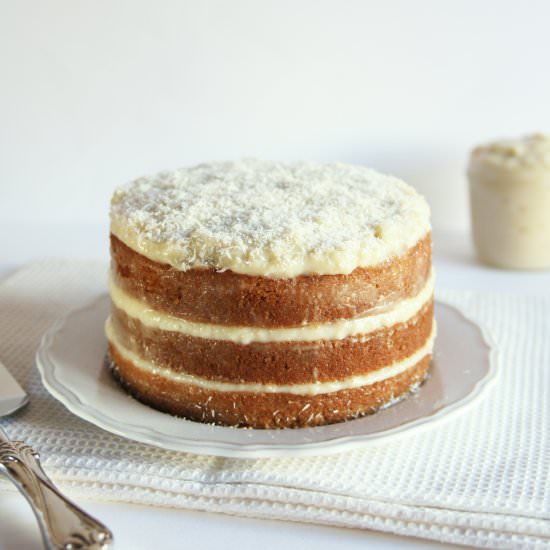 Double Lemon Naked Cake