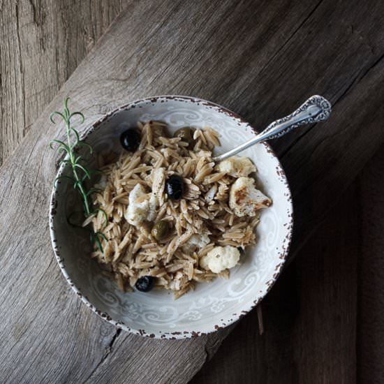 Pasta with Roasted Cauliflower