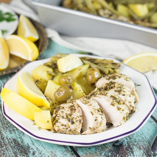 Chicken Potato Green Bean Bake