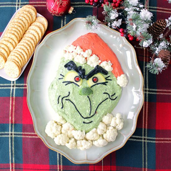 Gloriously Grinchy Guacamole