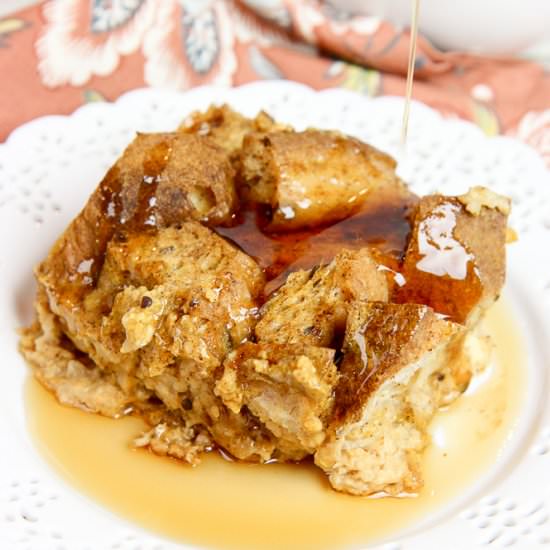 Crock Pot Pumpkin French Toast