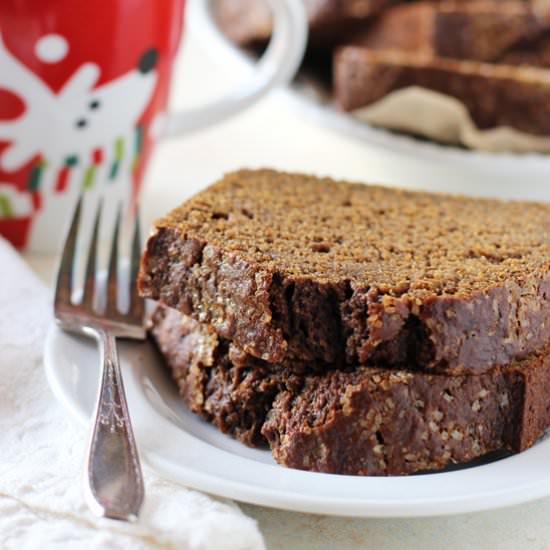 maple gingerbread loaf