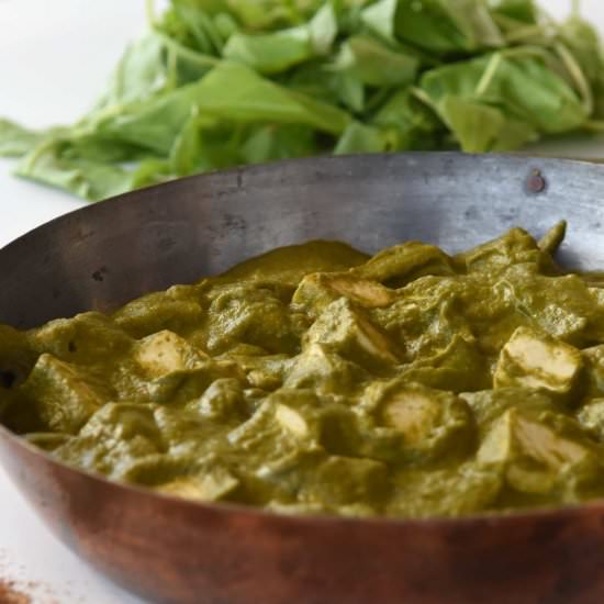 Vegan Palak Paneer