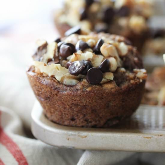 Walnut Chocolate Muffins
