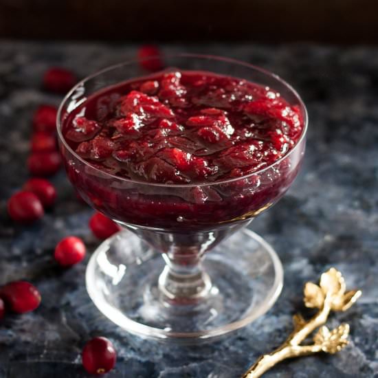 Pomegranate Cranberry Sauce