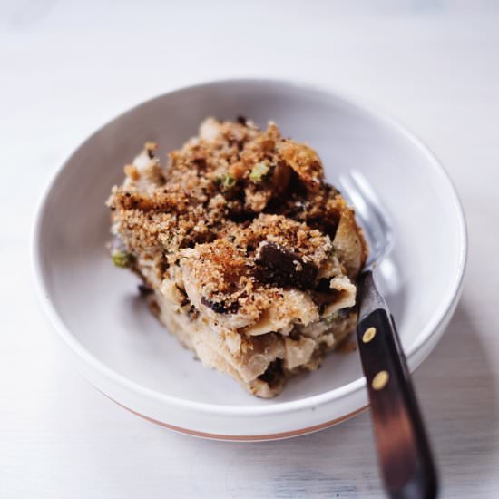 Pasta Bake with Mushrooms