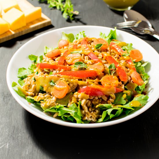 Farro Butternut Squash Salad