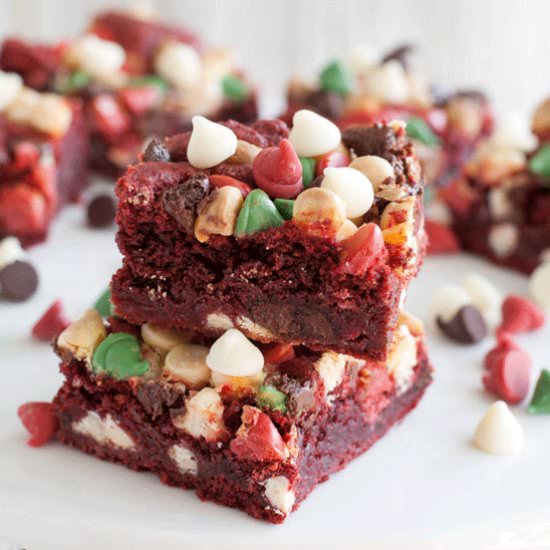 Easy Holiday Cake Mix Bars