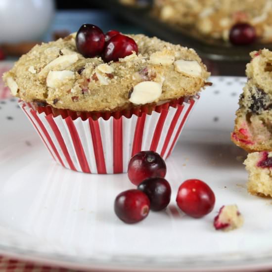Cranberry Almond Muffins