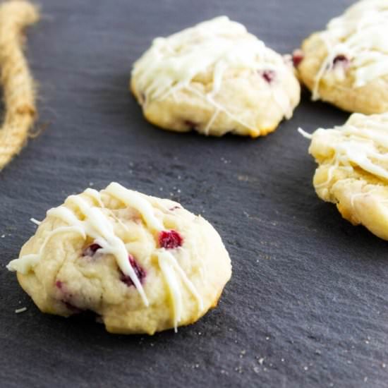 Lemon Pomegranate Cookies