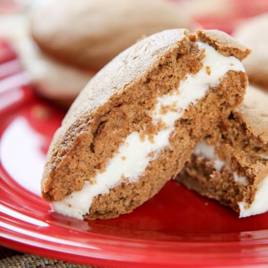Gingerbread Whoopie Pies