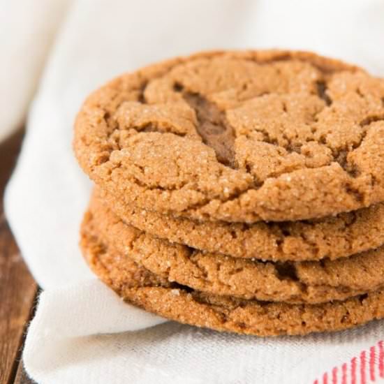 old fashioned molasses crinkles