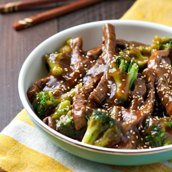 One Skillet Mongolian Beef