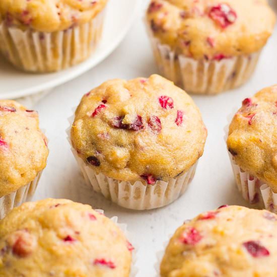 Cranberry Orange Mini Muffins