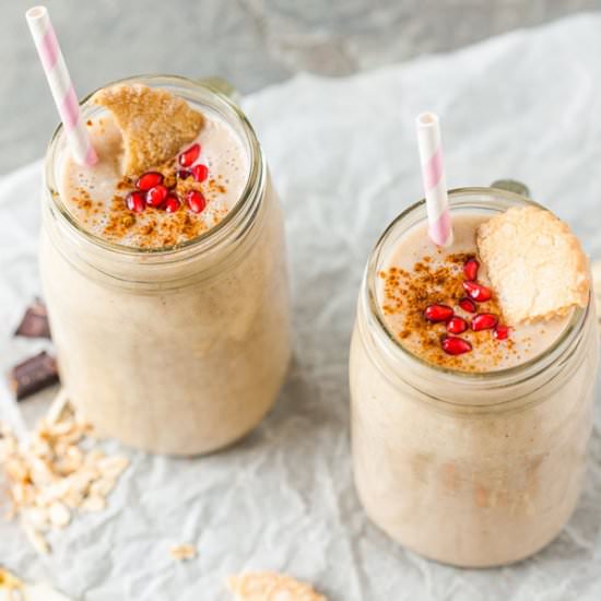 Apple Banana Smoothie with Cinnamon