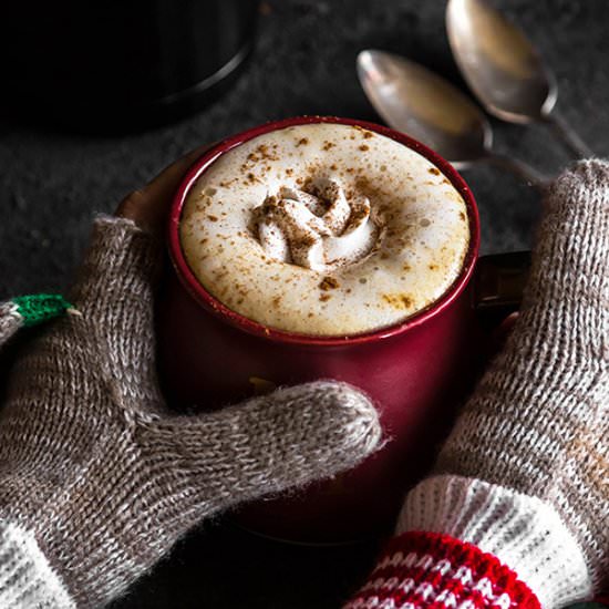 Dairy-Free Gingerbread Maple Latte