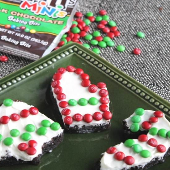 Holiday Cut-Out Brownies