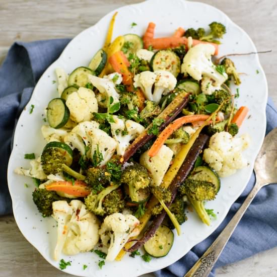 Herb-Roasted Beauty Veggies Recipe