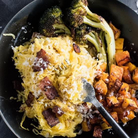 Spaghetti Squash Carbonara