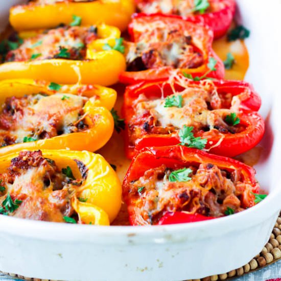 Pizza Stuffed Peppers