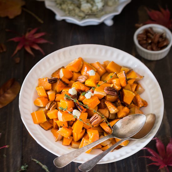 Roasted Butternut Squash with Pecan