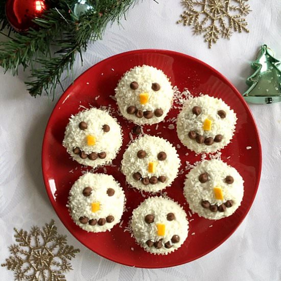Snowman Cupcakes