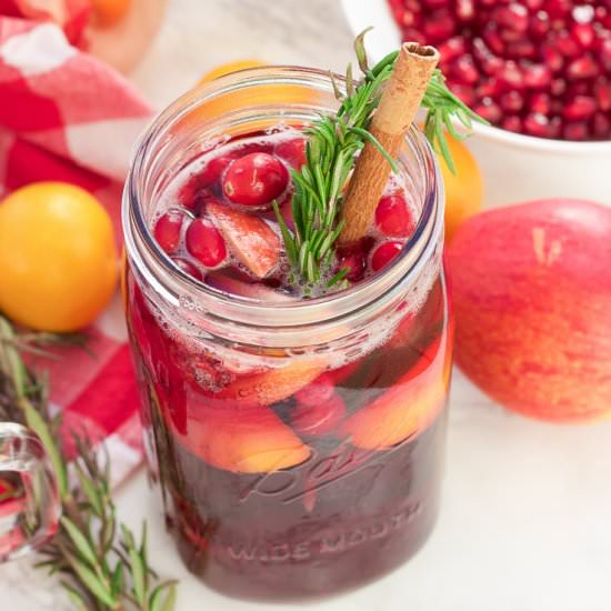 Easy Pomegranate Cranberry Sangria