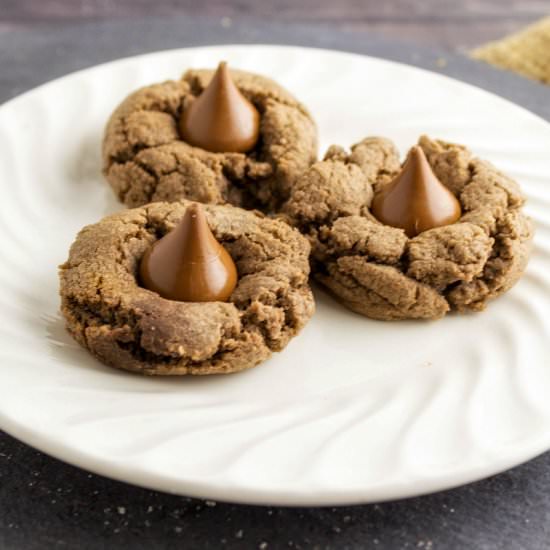 Chocolate Cookie Butter Blossoms