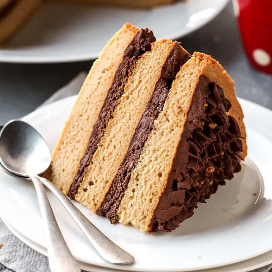 White Wine Chocolate Layer Cake