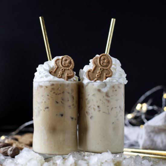 Iced Eggnog Lattes