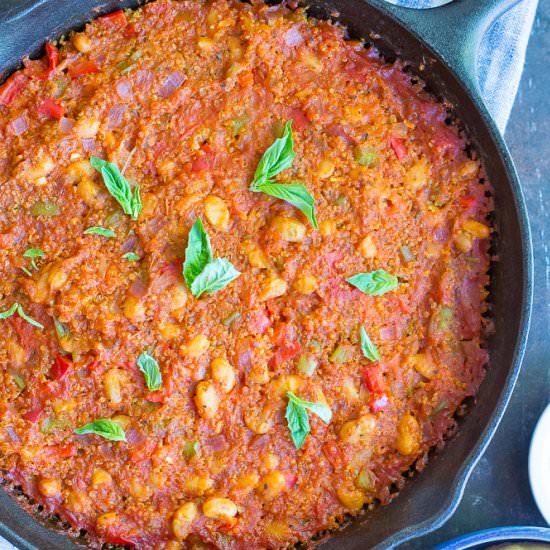 Spaghetti Squash Pizza Bake