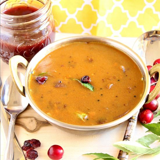 Cranberry Sauce Vathal Kuzhambu