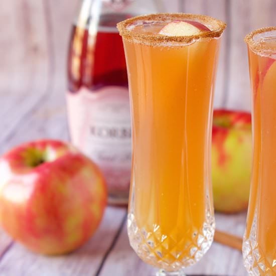 Apple Cider Mimosas