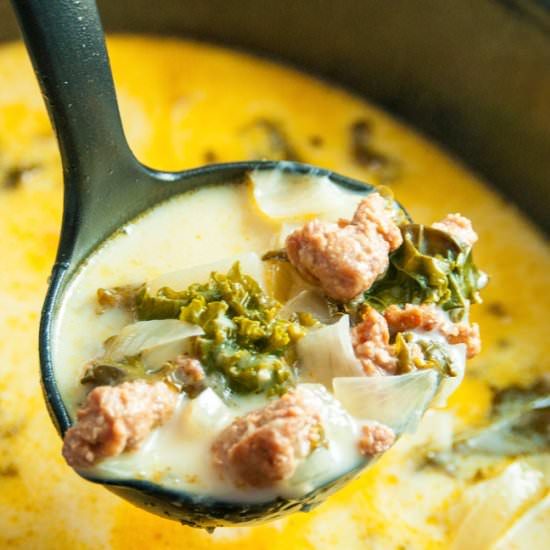Slow Cooker Zuppa Toscana