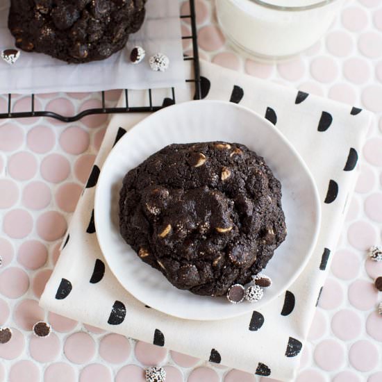 Chocolate Snowcap Mountain Cookies