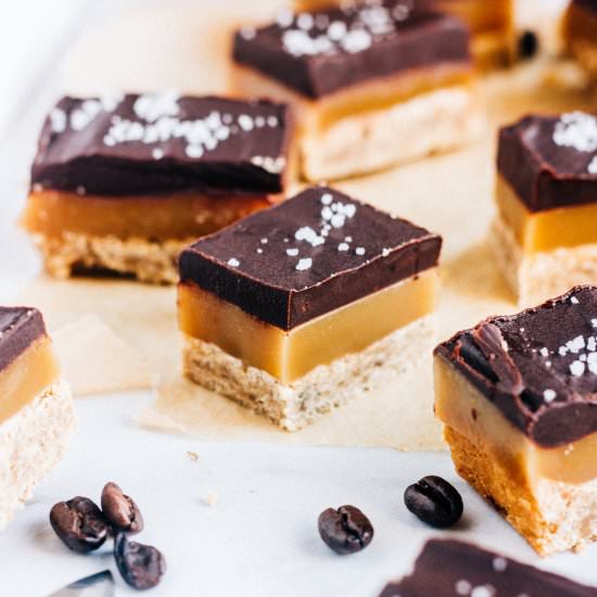Espresso Shortbread Bars