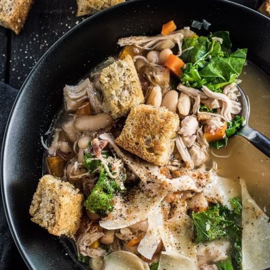 Crock Pot Tuscan Chicken Soup