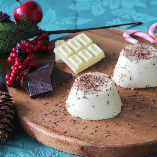 White Choc Peppermint Panna Cotta