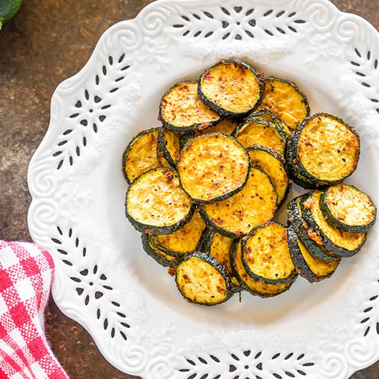 Spicy Roasted Zucchini