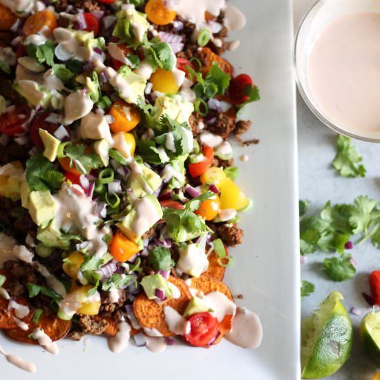 Sweet Potato Nachos