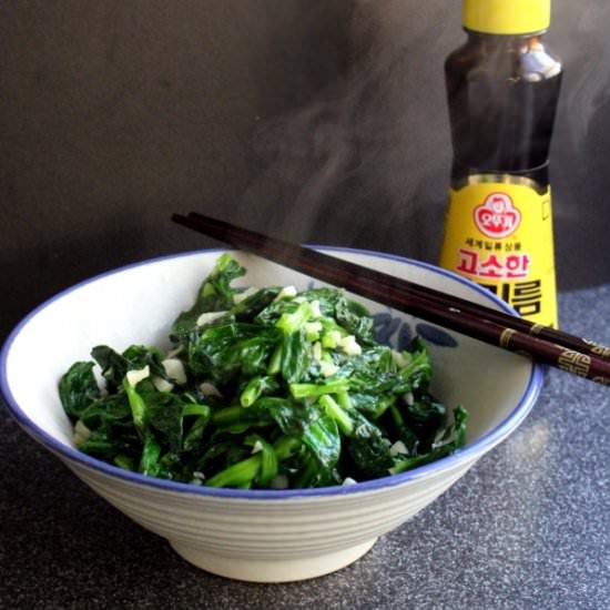 Pea Shoots the Chinese way