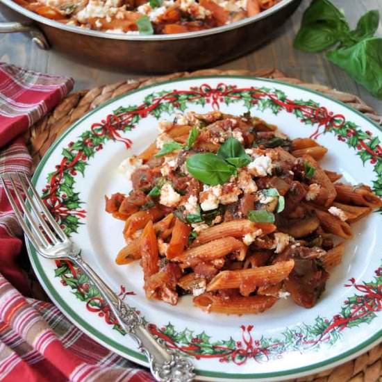 9 Ingredient Baked Veggie Pasta