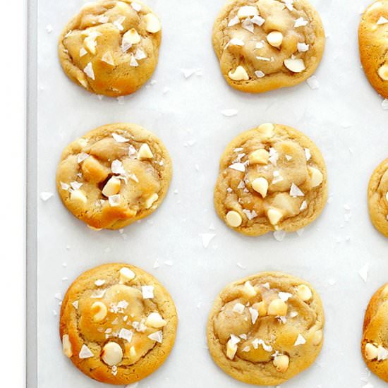 White Choc Macadamia Nut Cookies