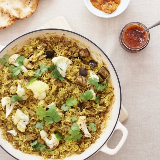Lamb Keema Biryani